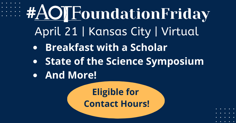 Foundation Friday is Apr. 21
